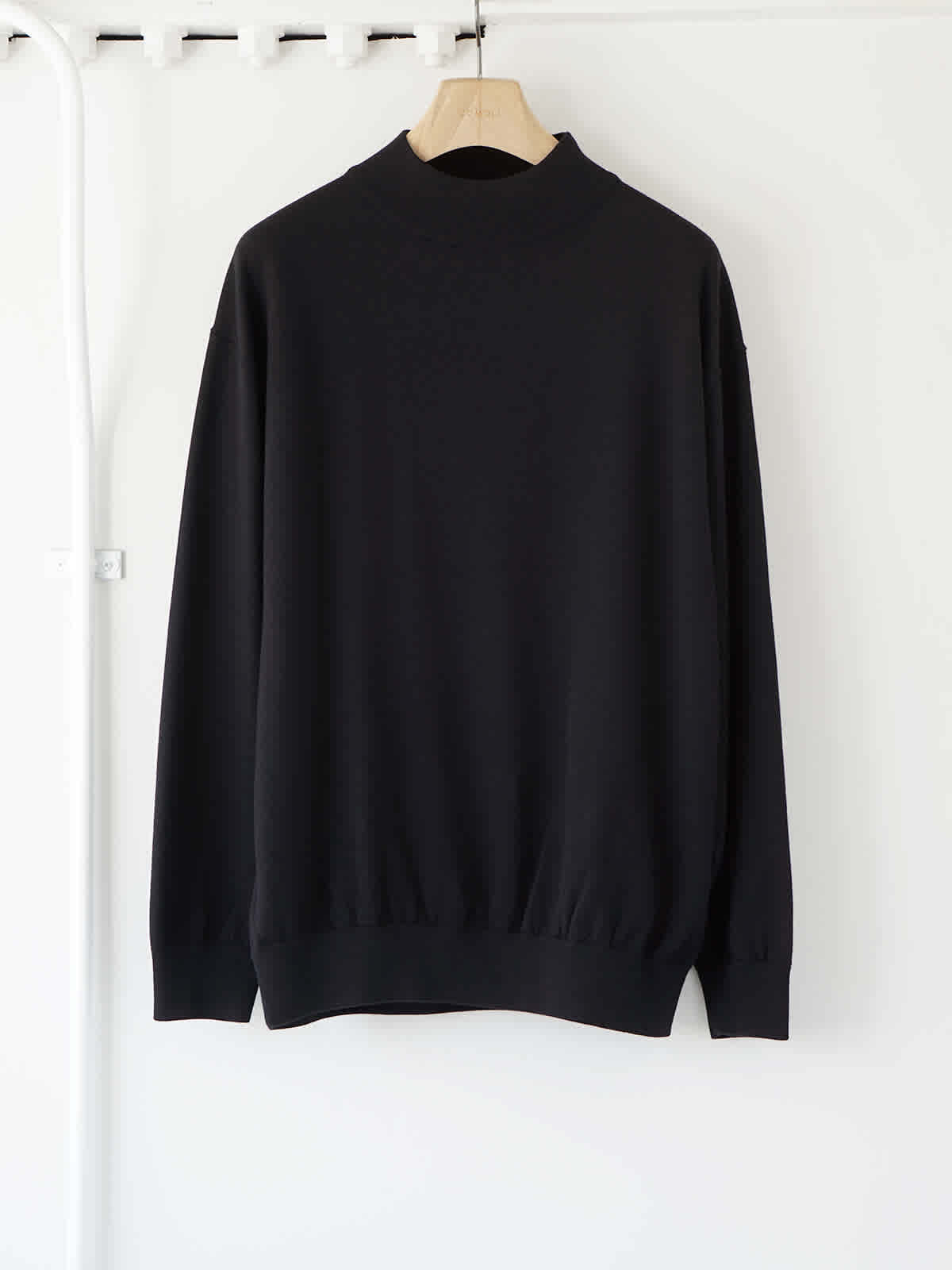 wool mock neck knit a1