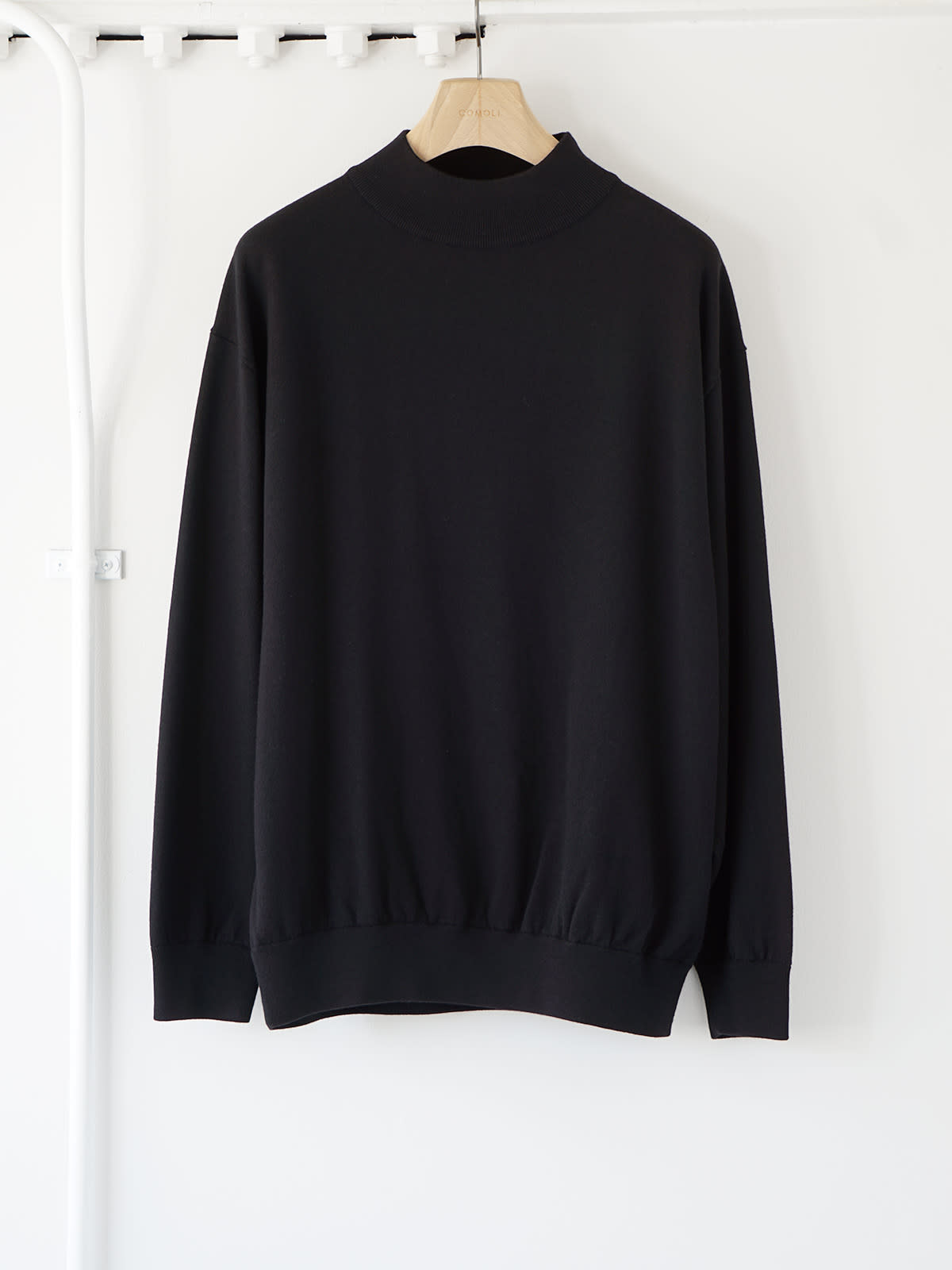 wool mock neck knit a1