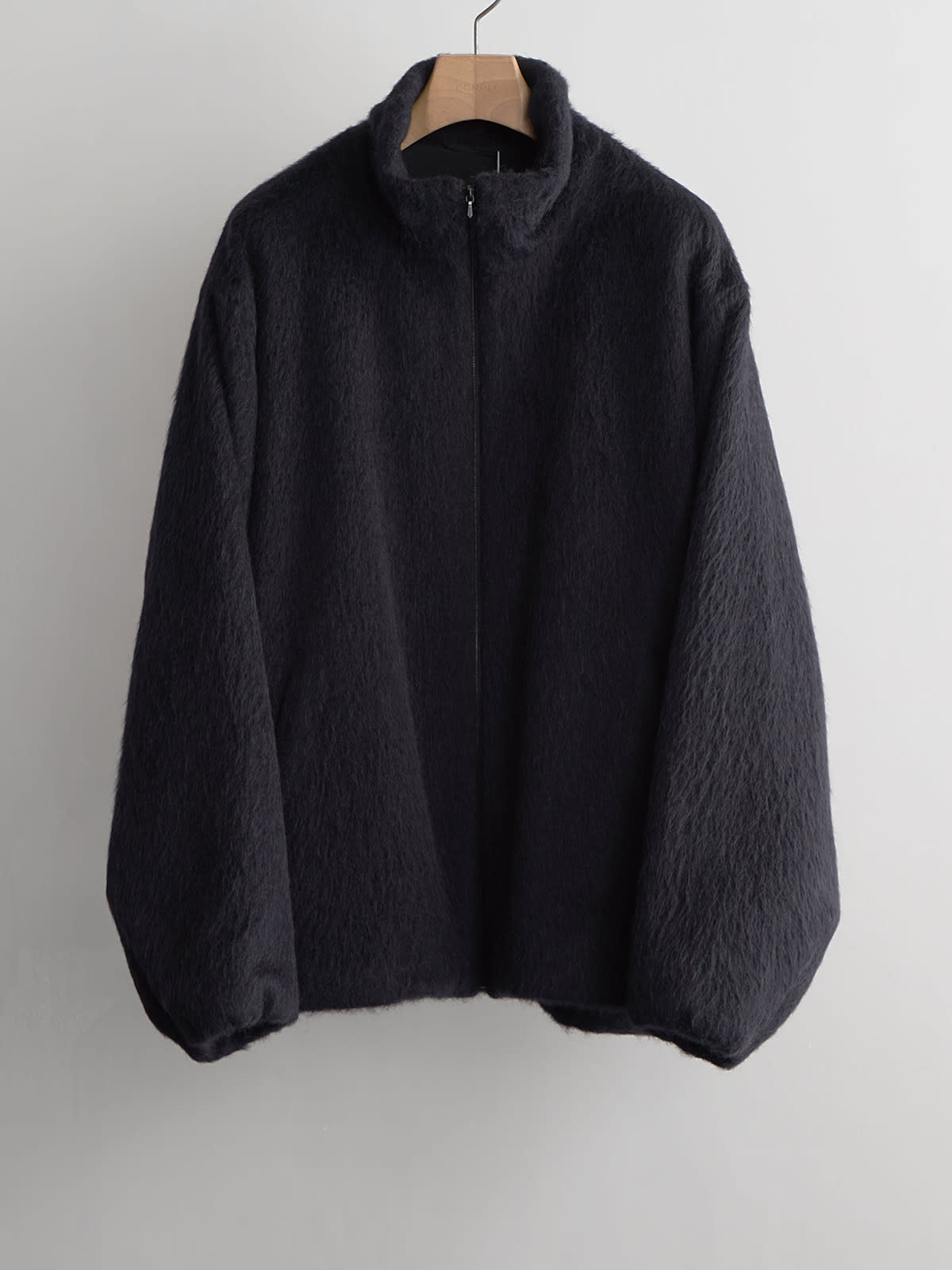 camel shaggy jacket c1