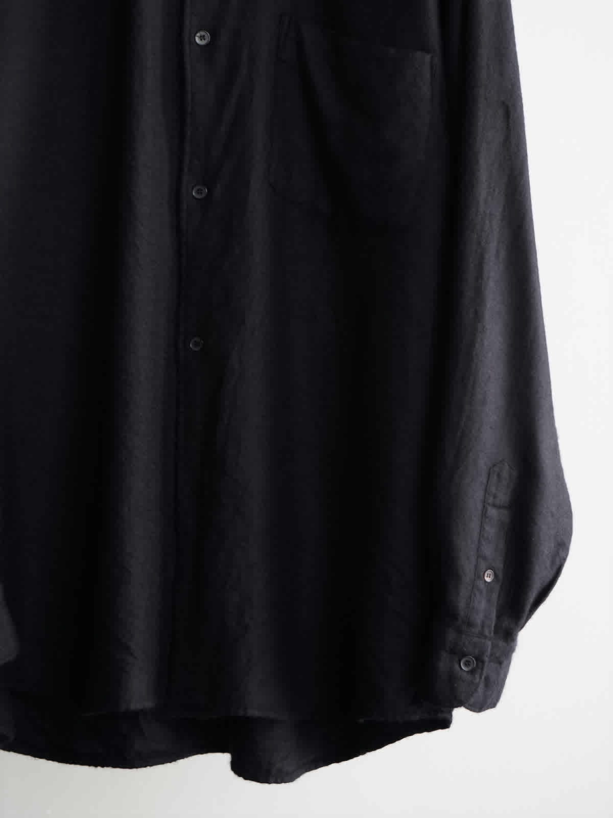 cashmere silk garment dyed shirt c6
