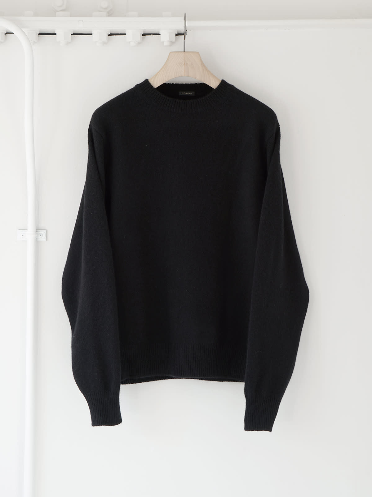 lambs wool crew neck knit y3