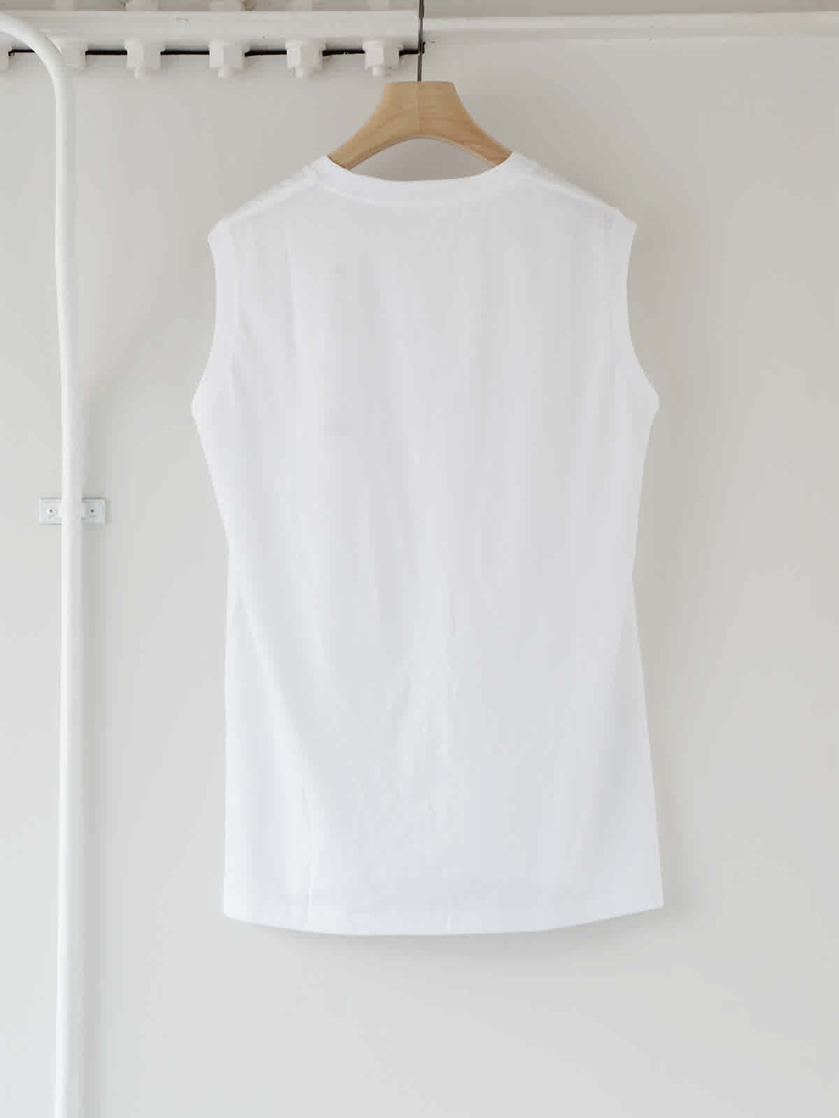 cotton jersey sleeveless t-shirt z4