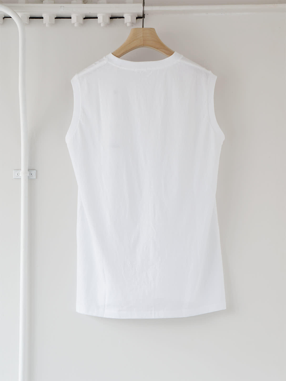 cotton jersey sleeveless t-shirt z4