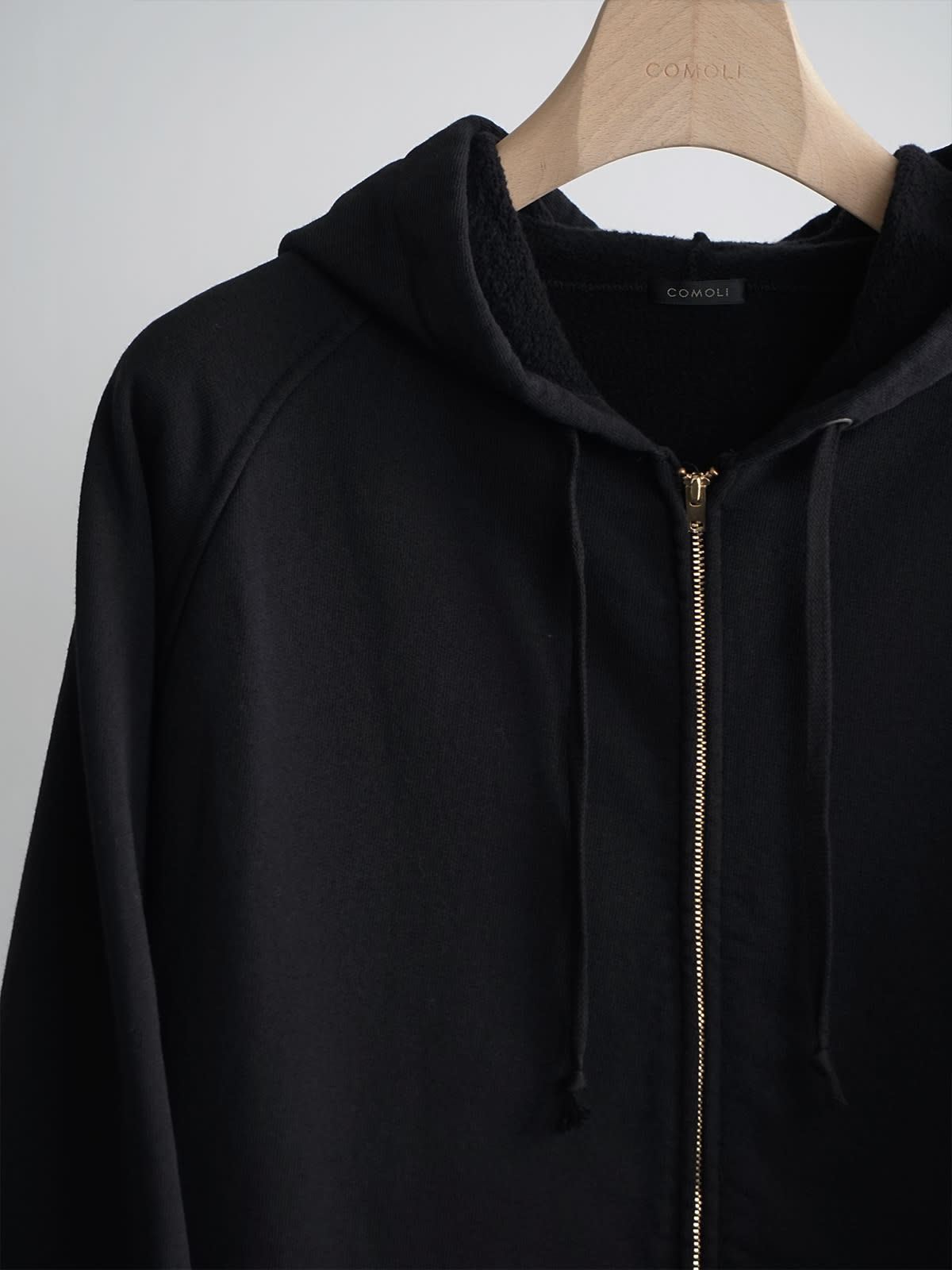 cotton sweat zip parka c3