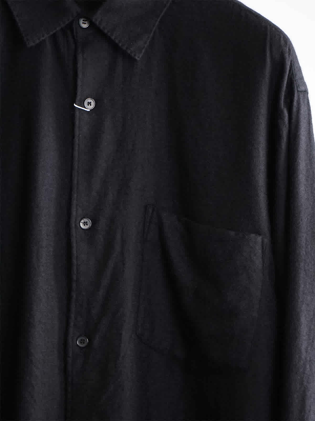 cashmere silk garment dyed shirt c7