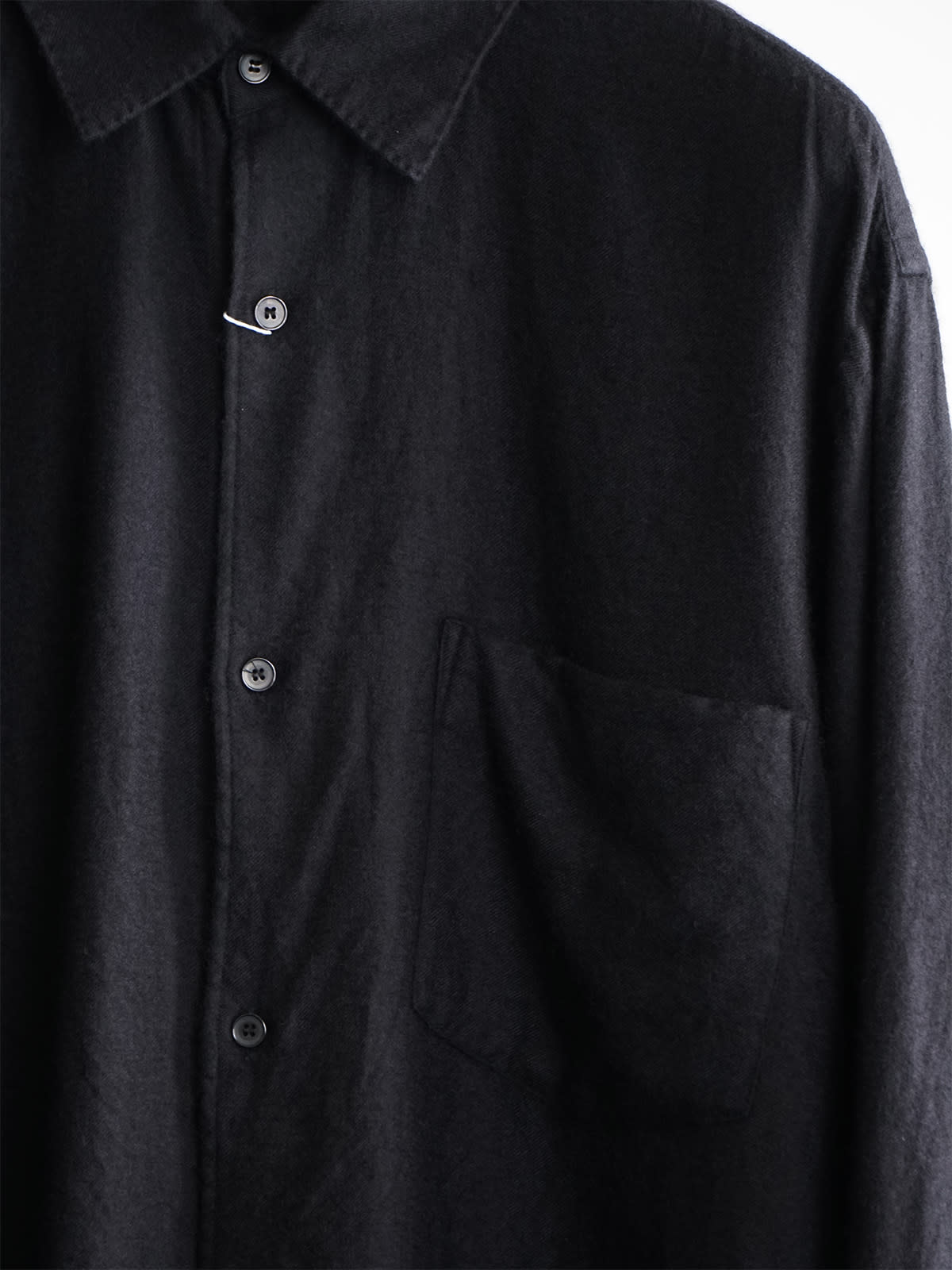 cashmere silk garment dyed shirt c7