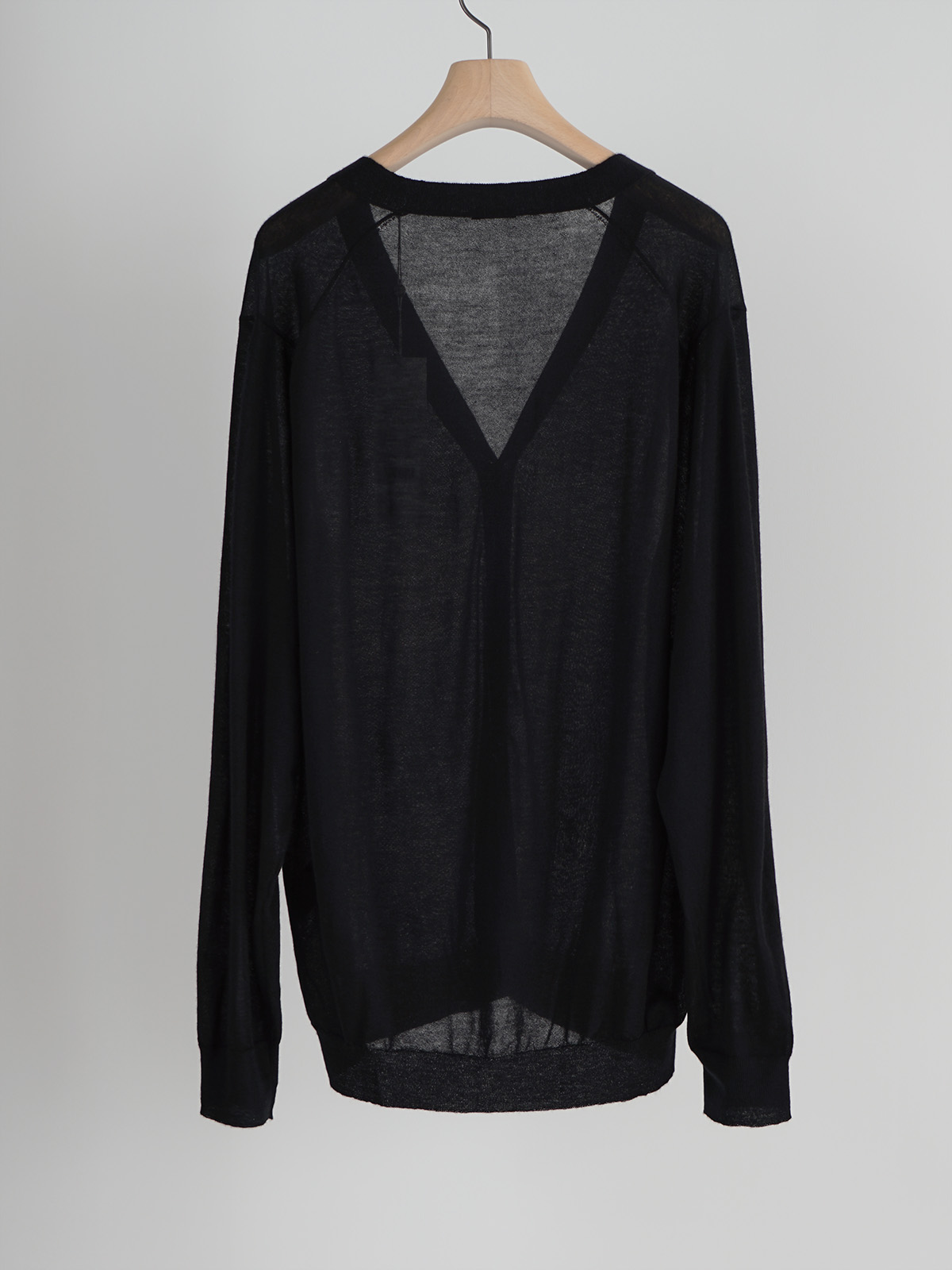 COMOLI 18G V NECK CARDIGAN 【公式通販】
