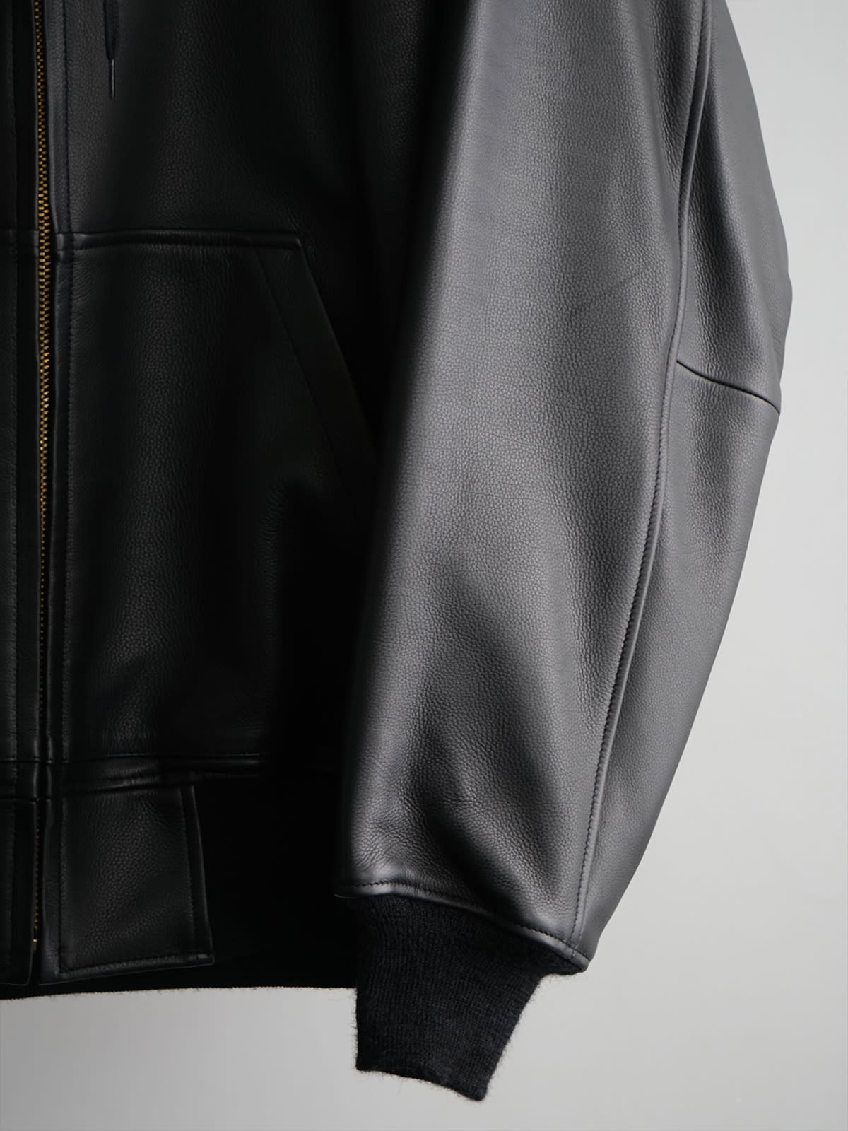 calfskin zip parka c5