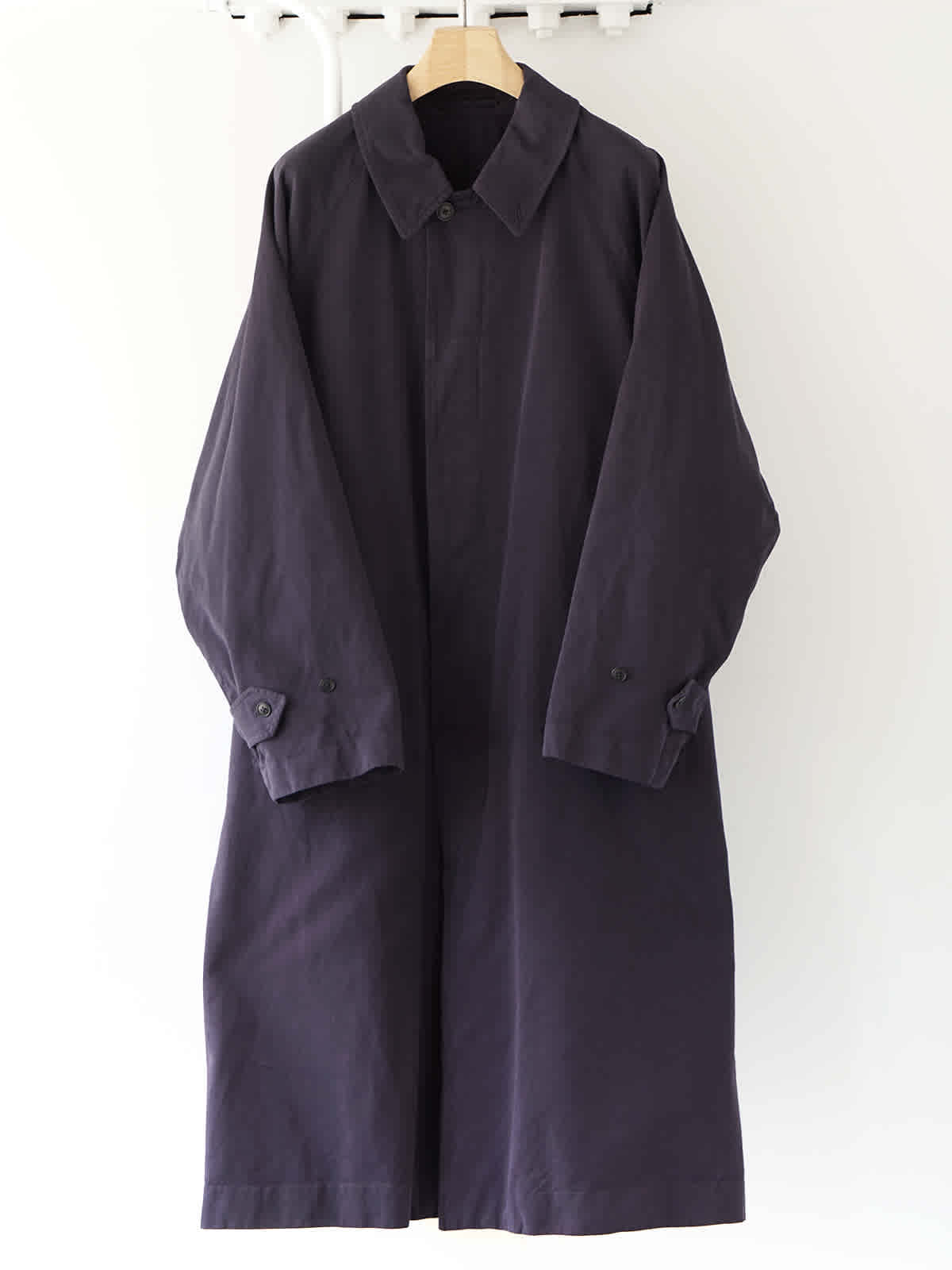 garment dyed bal collar coat a4