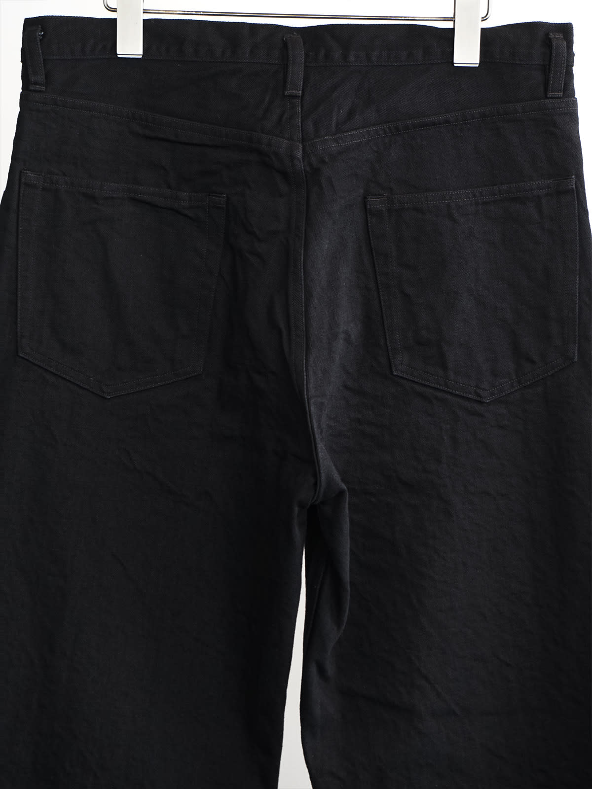 black denim tapered pants c4