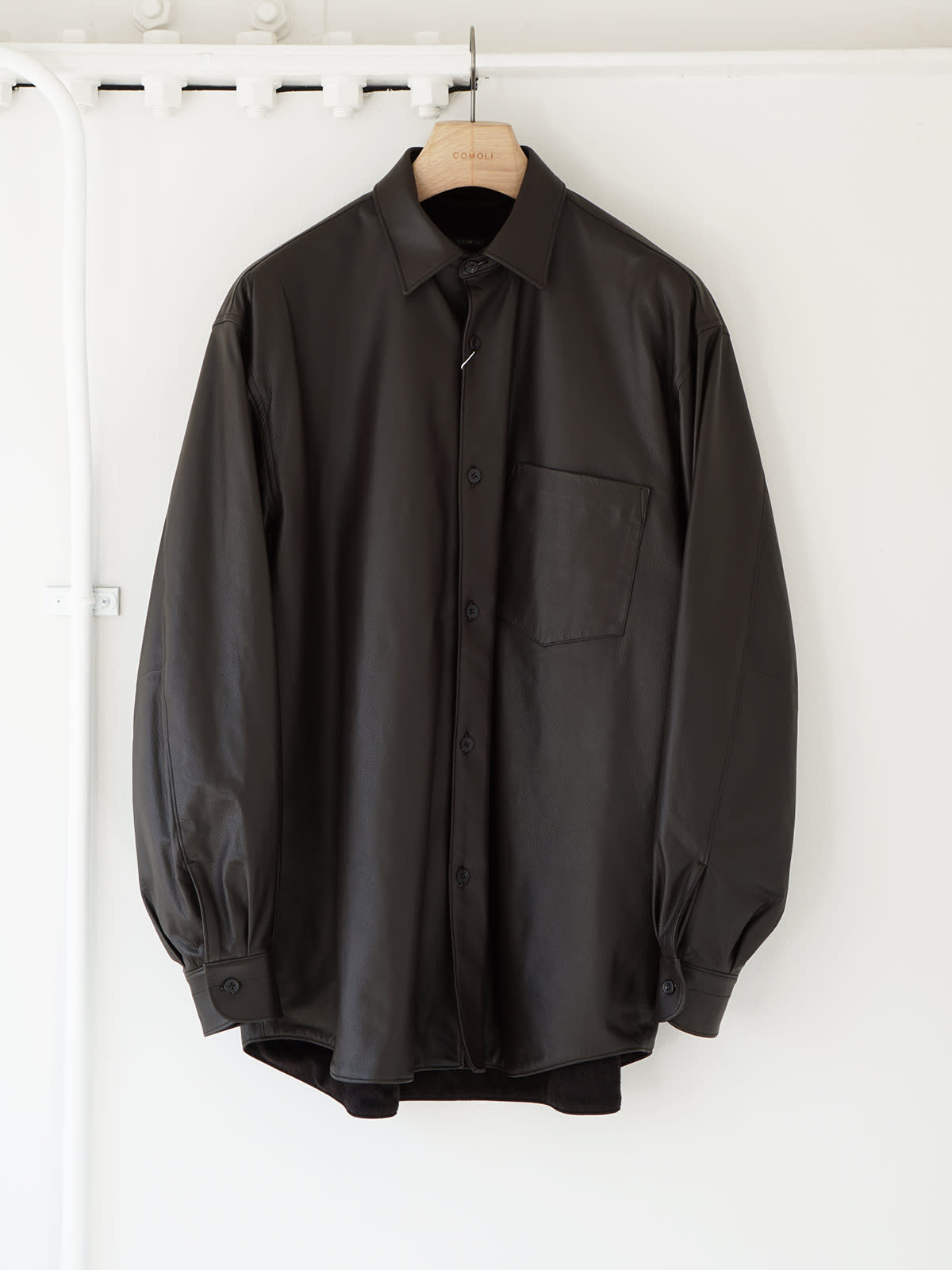 sheep skin shirt jacket y1