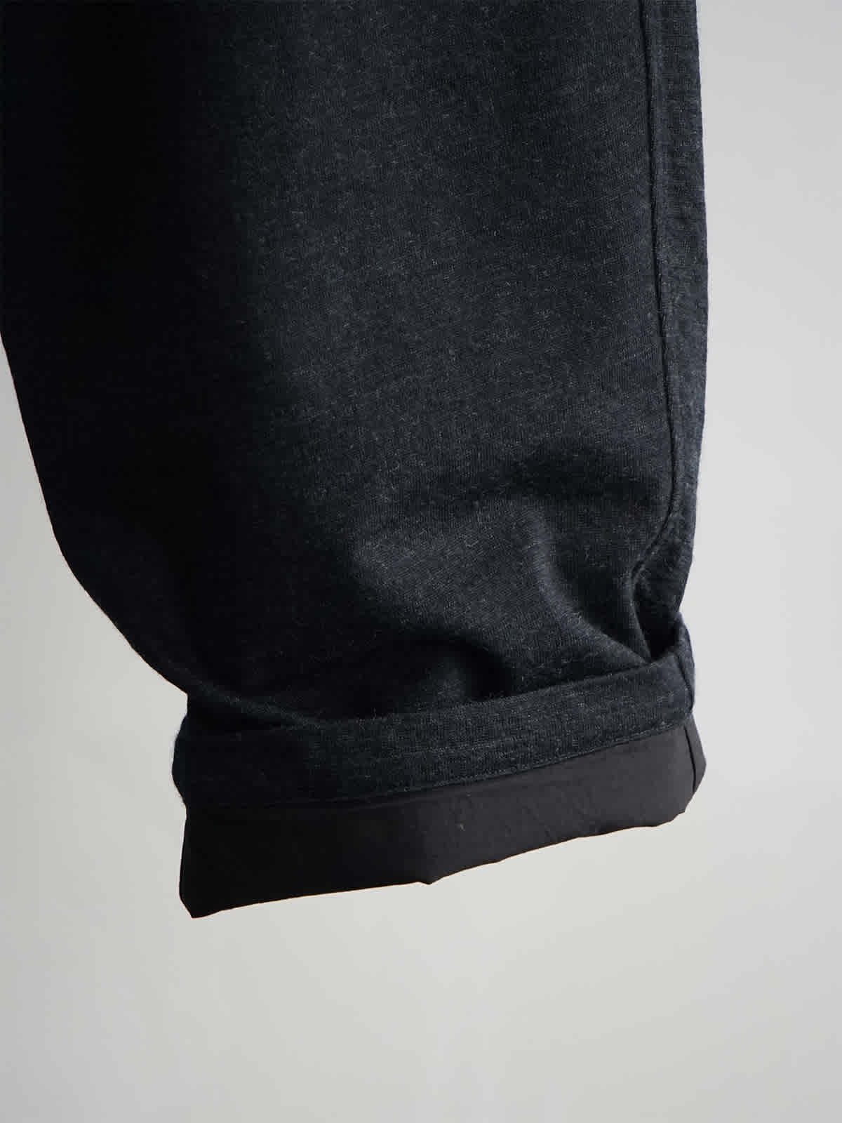 wool knit tapered pants c7