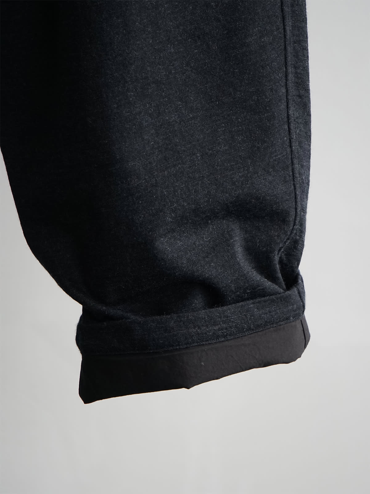 wool knit tapered pants c7