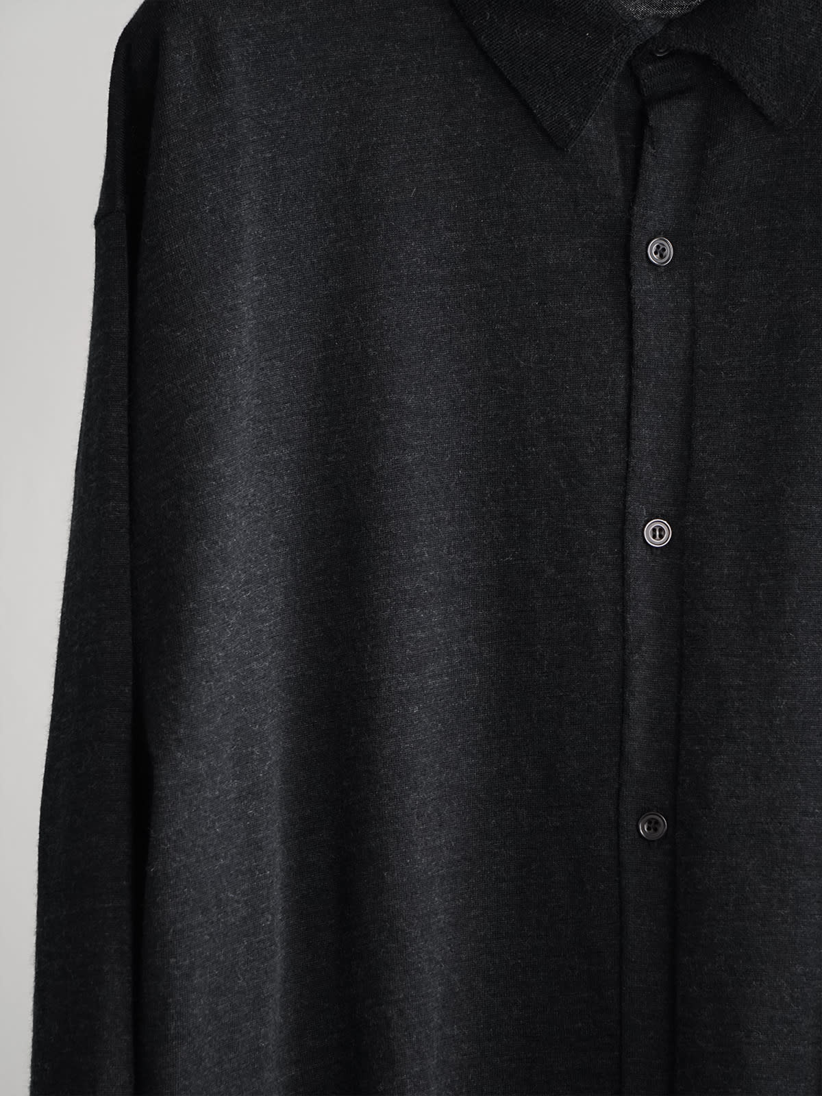 wool collared cardigan c5
