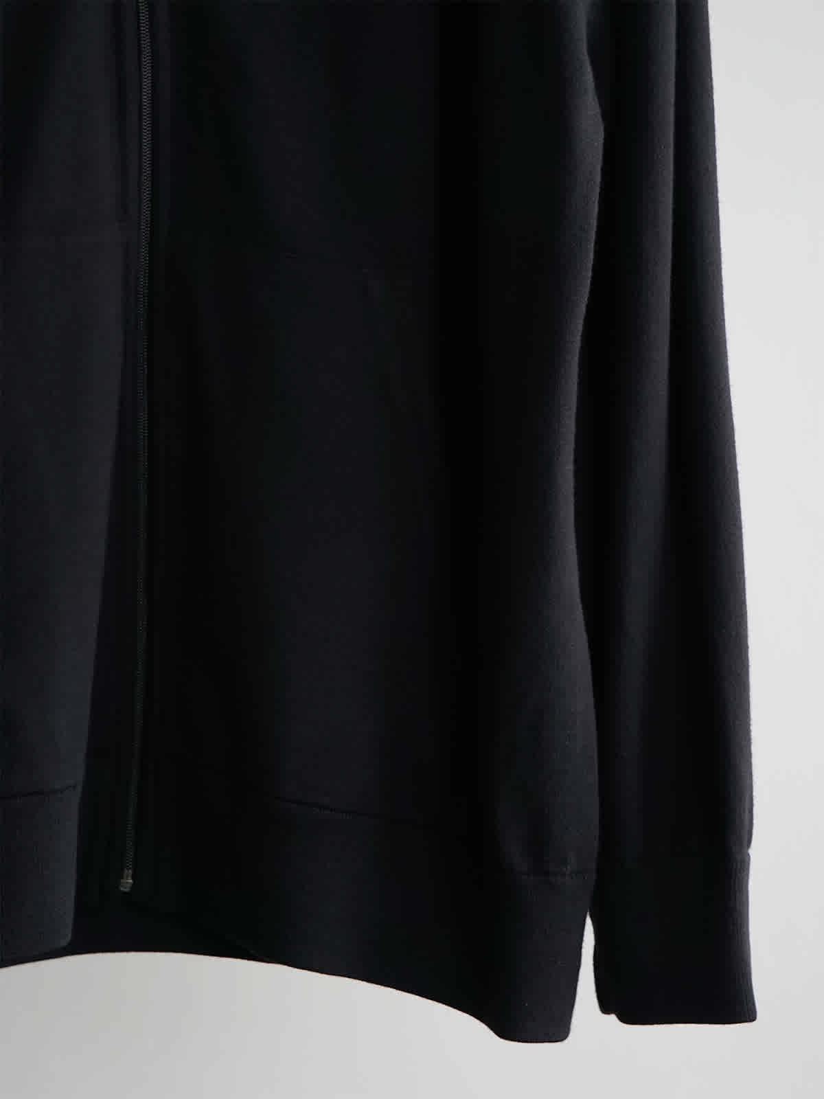 wool knit zip parka c5