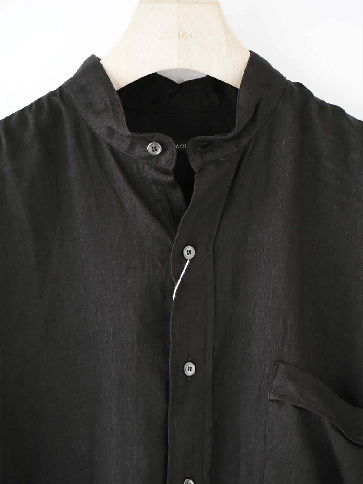 linen double cloth pullover shirt z3