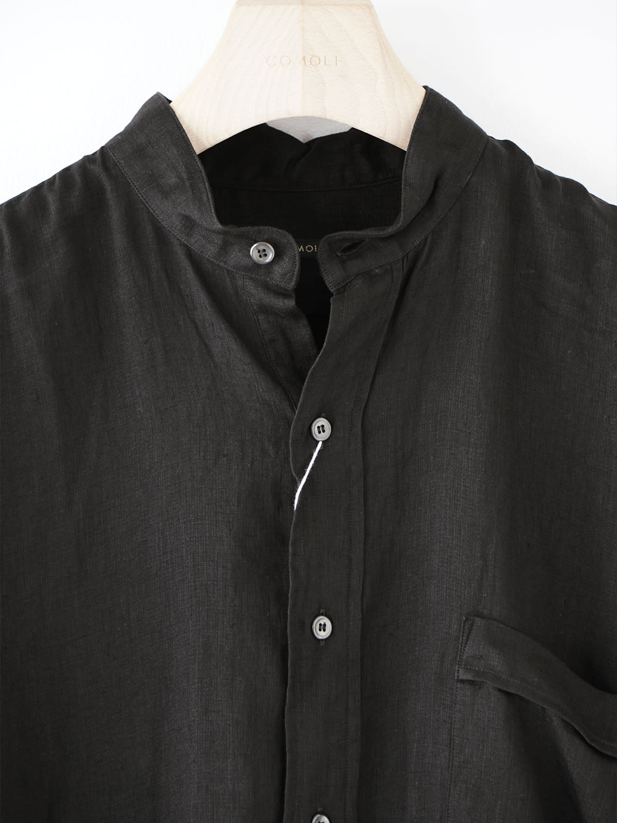 linen double cloth pullover shirt z3