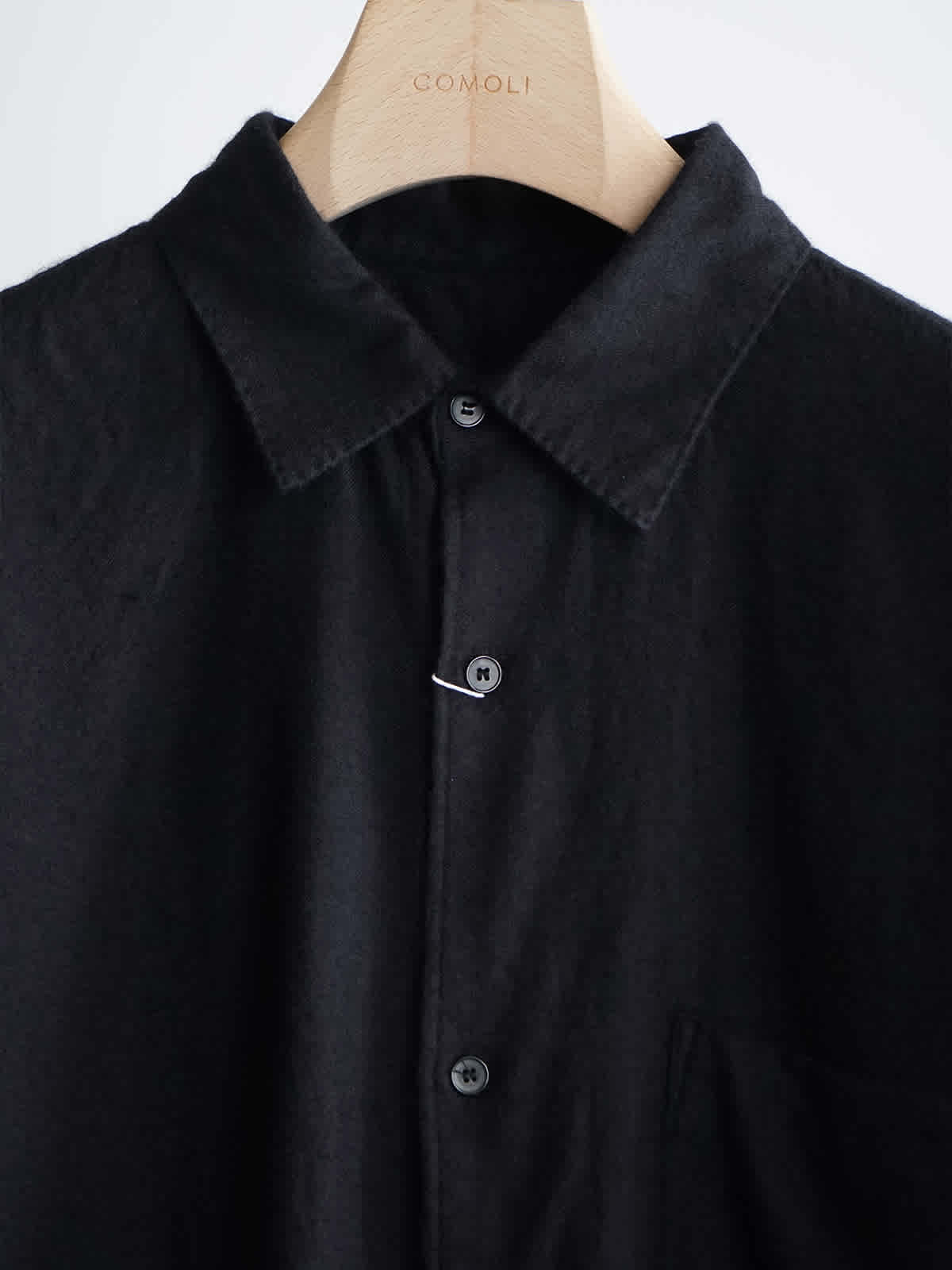 cashmere silk garment dyed shirt c3