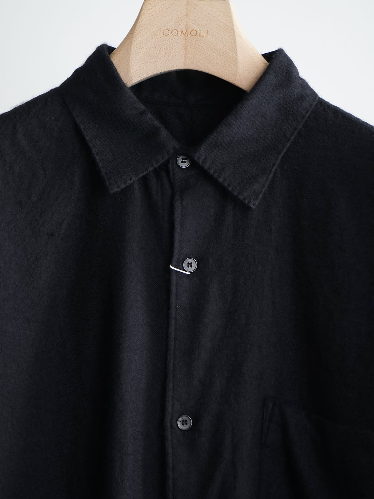 cashmere silk garment dyed shirt c3