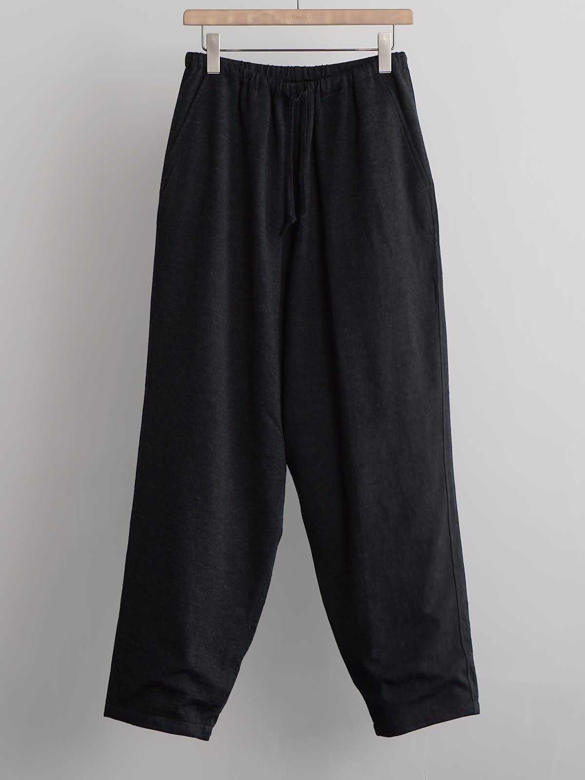wool knit tapered pants c1