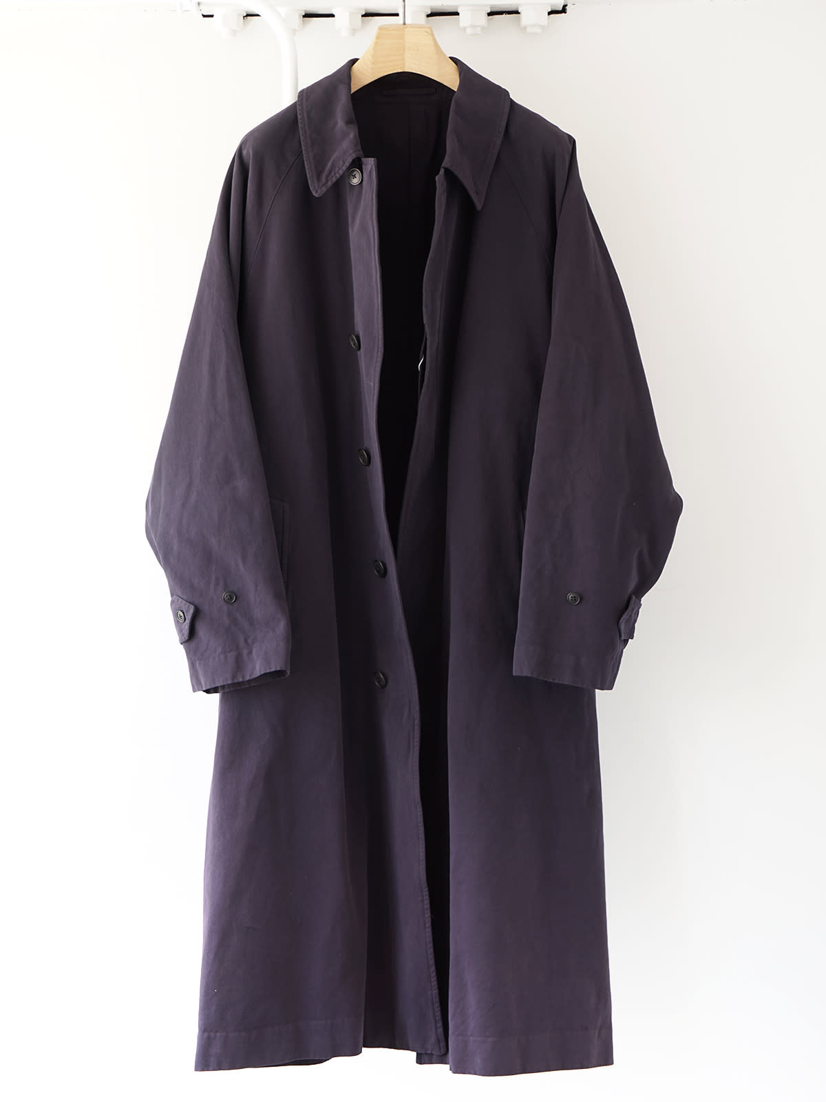 garment dyed bal collar coat a5