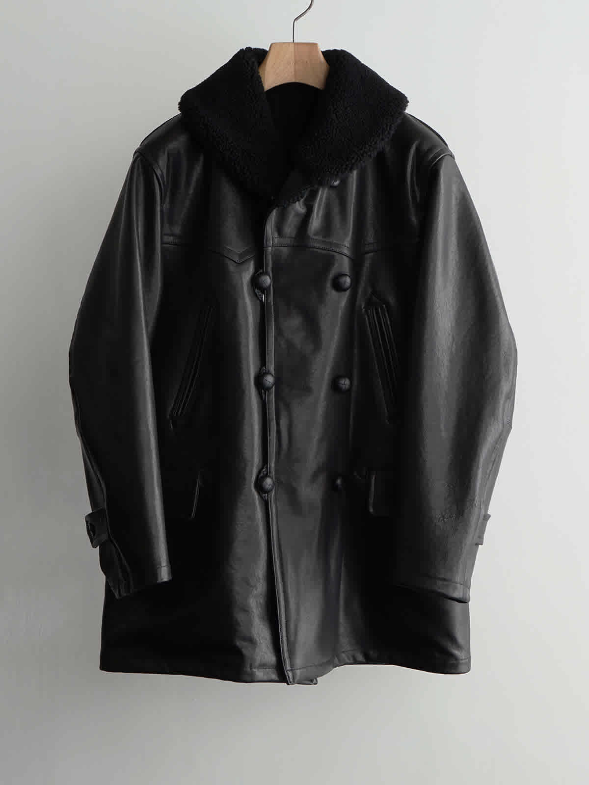 lamb leather canadian coat c1