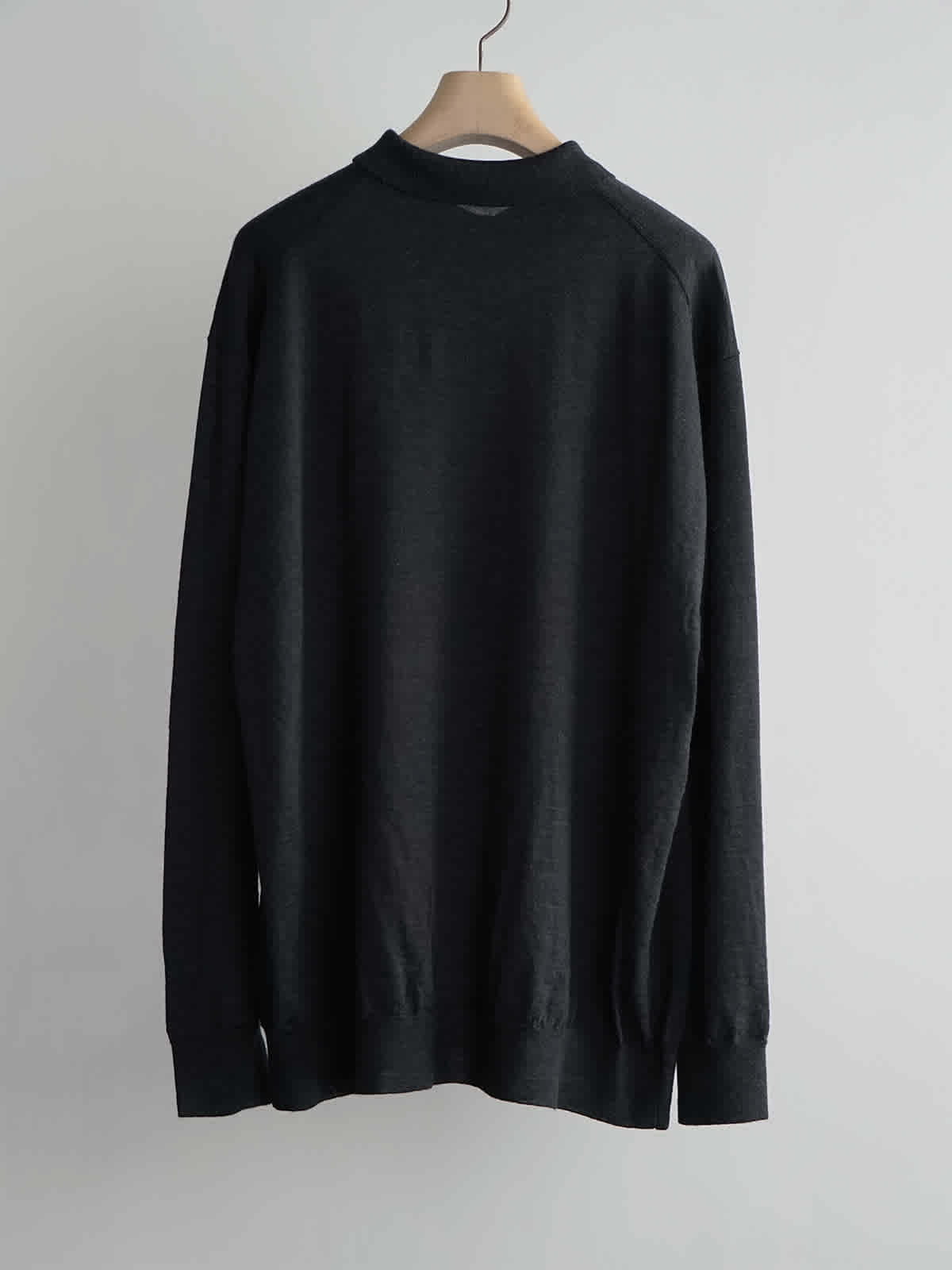 wool collared cardigan c2
