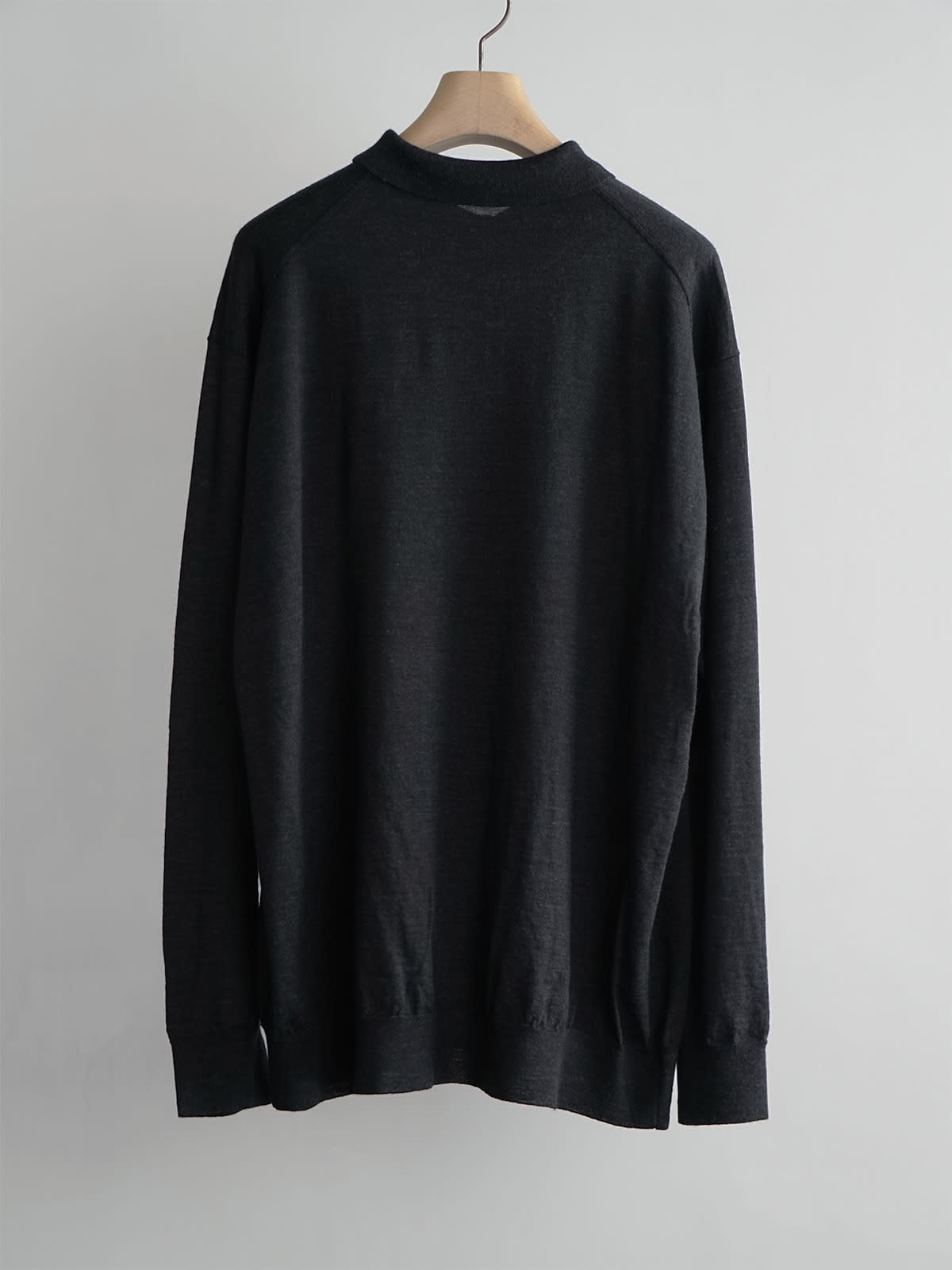 wool collared cardigan c2