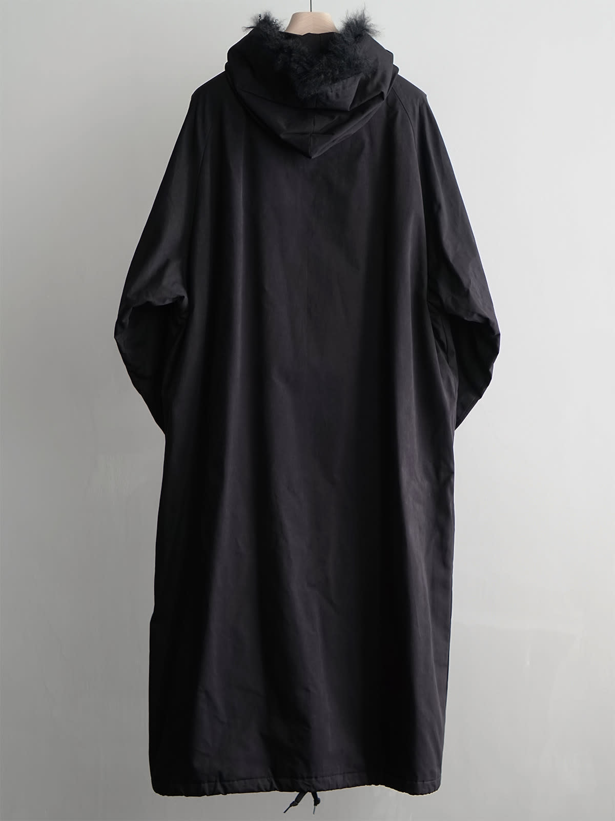 hooded long coat c2