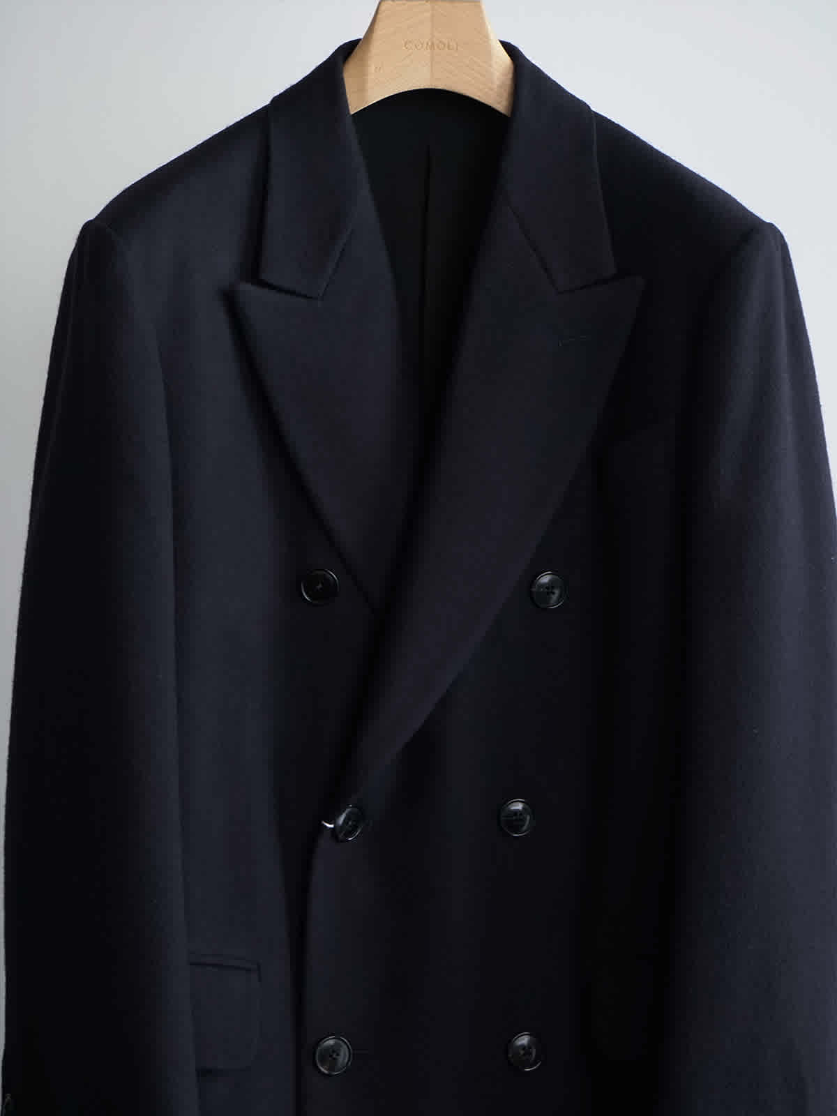 cashmere double chester coat c9