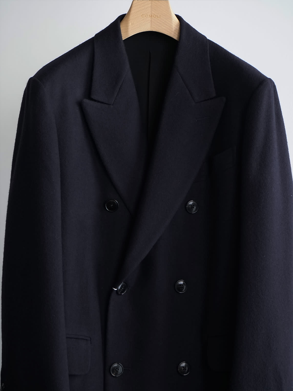 cashmere double chester coat c9