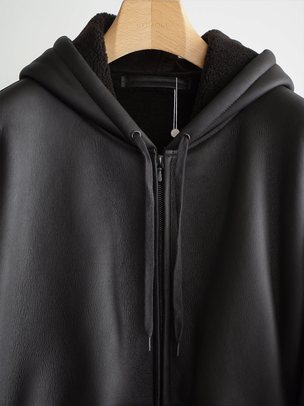 sheep skin zip parka(mouton) c3