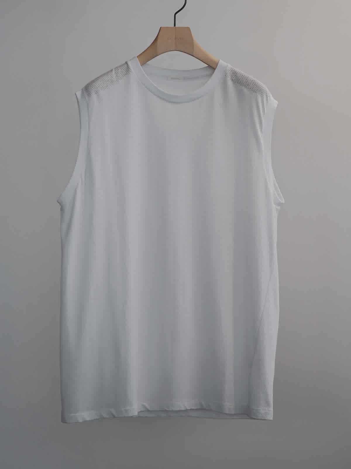 cotton mesh sleeveless t-shirt b3