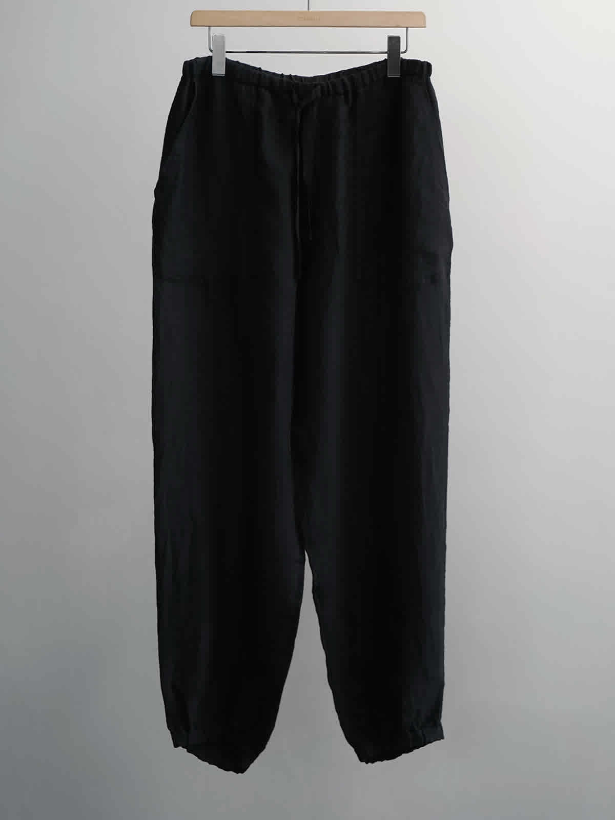 linen satin drawstring pants b1