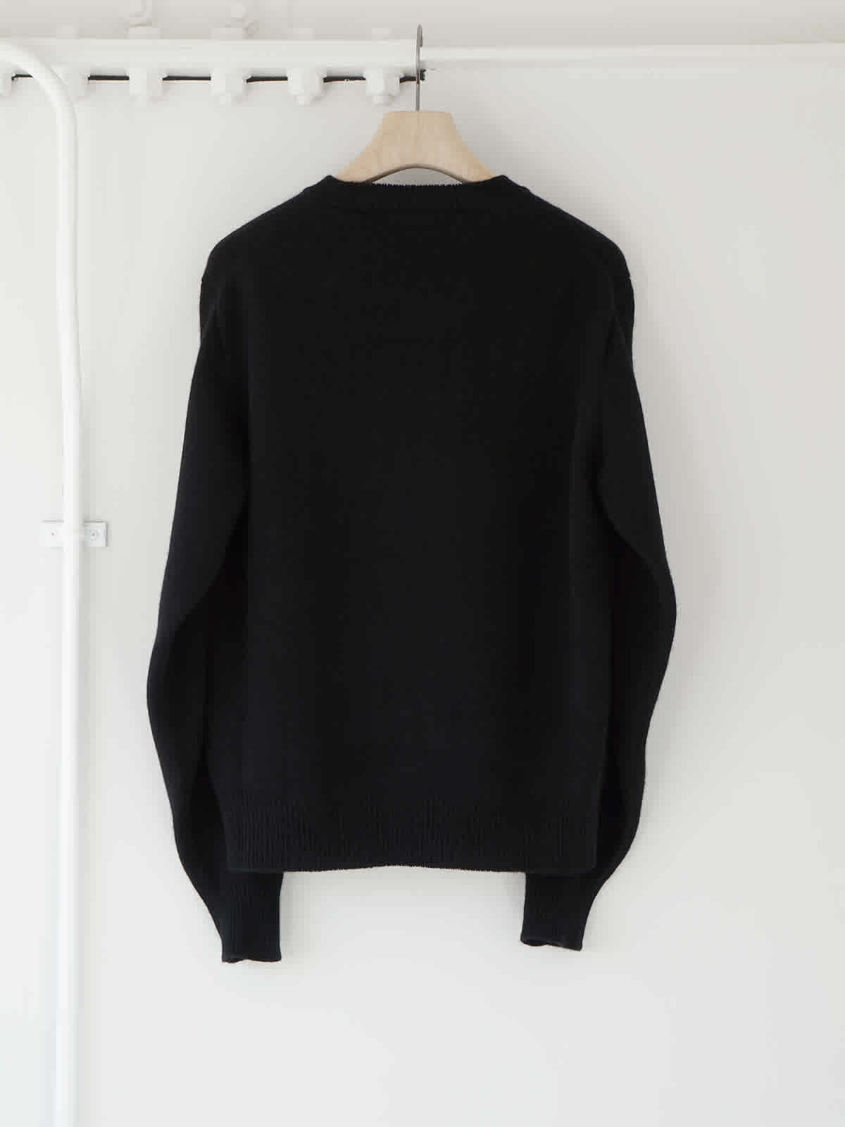 lambs wool crew neck knit a1