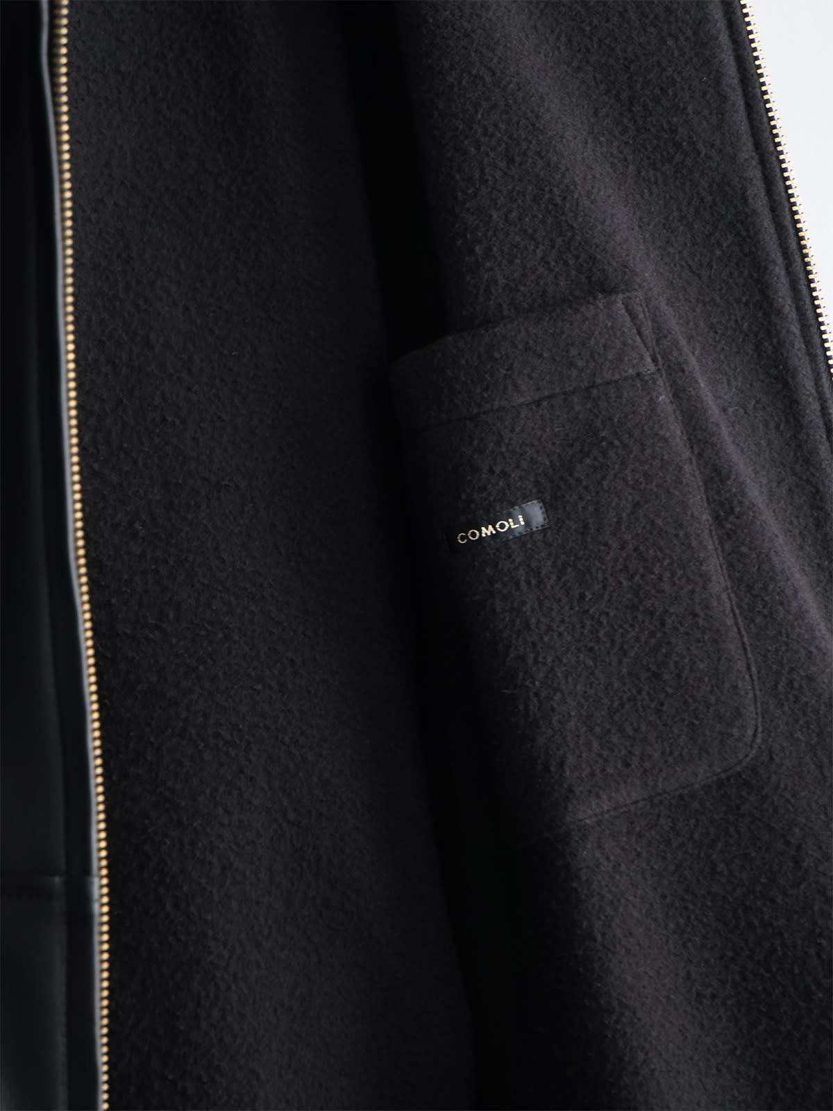 calfskin zip parka c6