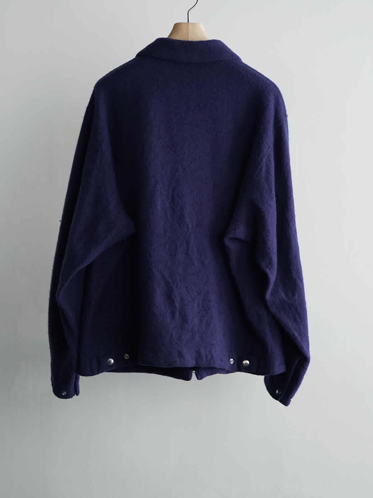 shrinked wool zip short jacket c6