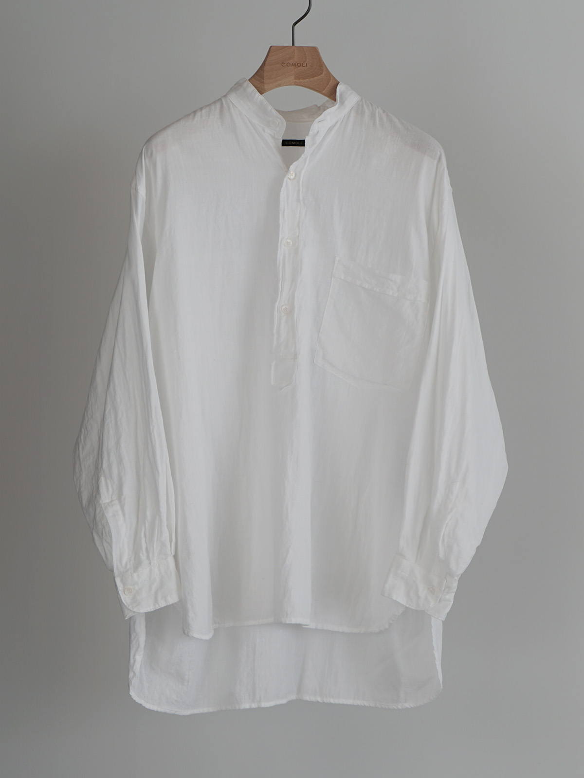 定価以下 新品未使用 COMOLI MUSLIN PULLOVER SHIRT muslin_pullover_shirt_d2.jpg