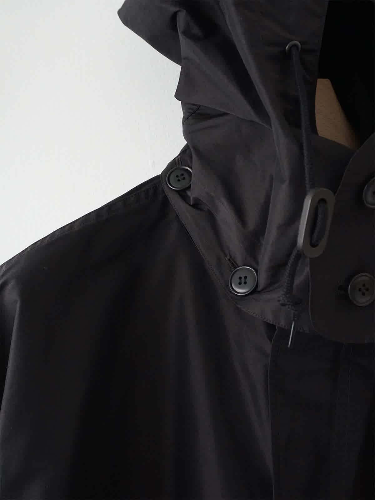 cotton silk hooded coat x5