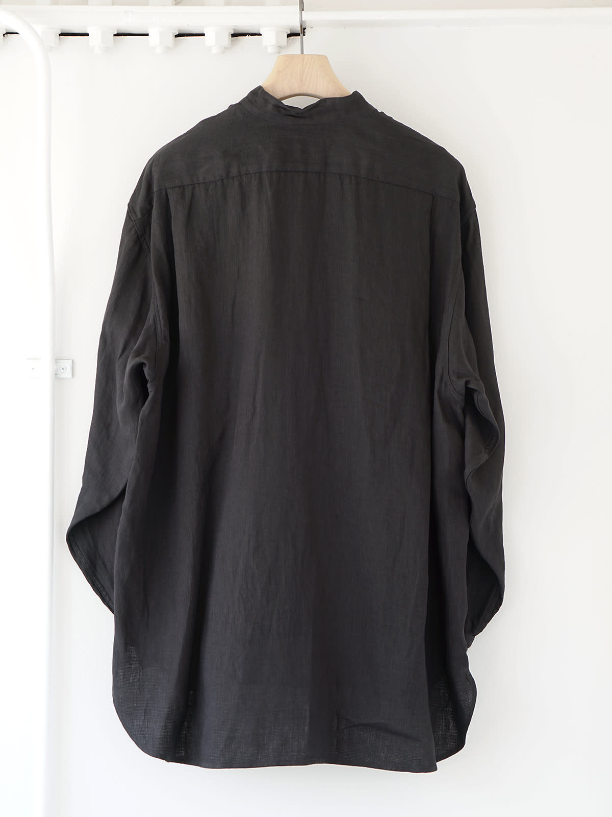 linen double cloth pullover shirt z2