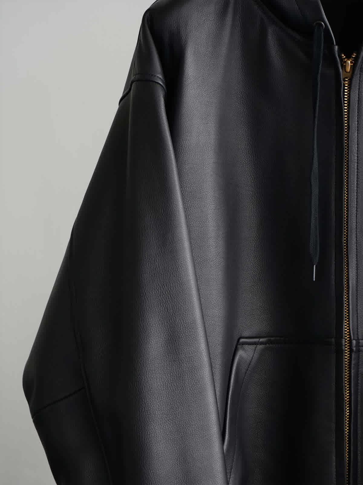 calfskin zip parka c4