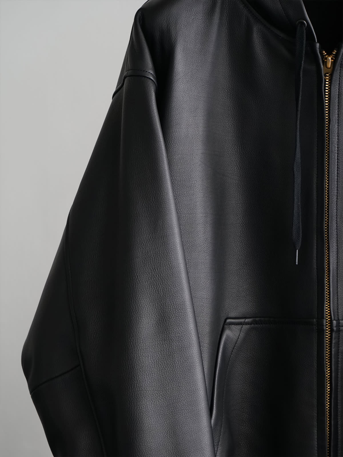 calfskin zip parka c4