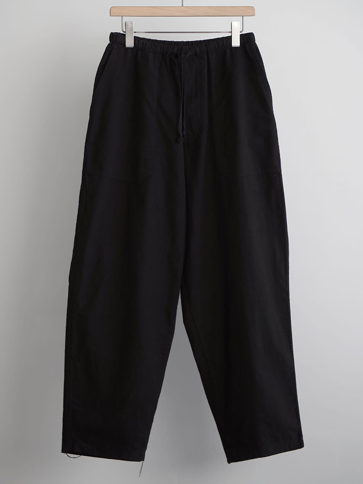 cotton flannel tapered pants c1