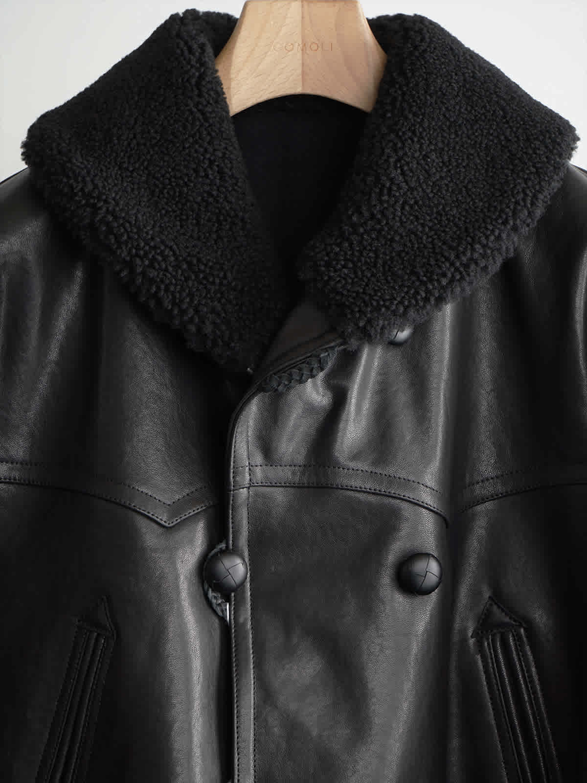 lamb leather canadian coat c8