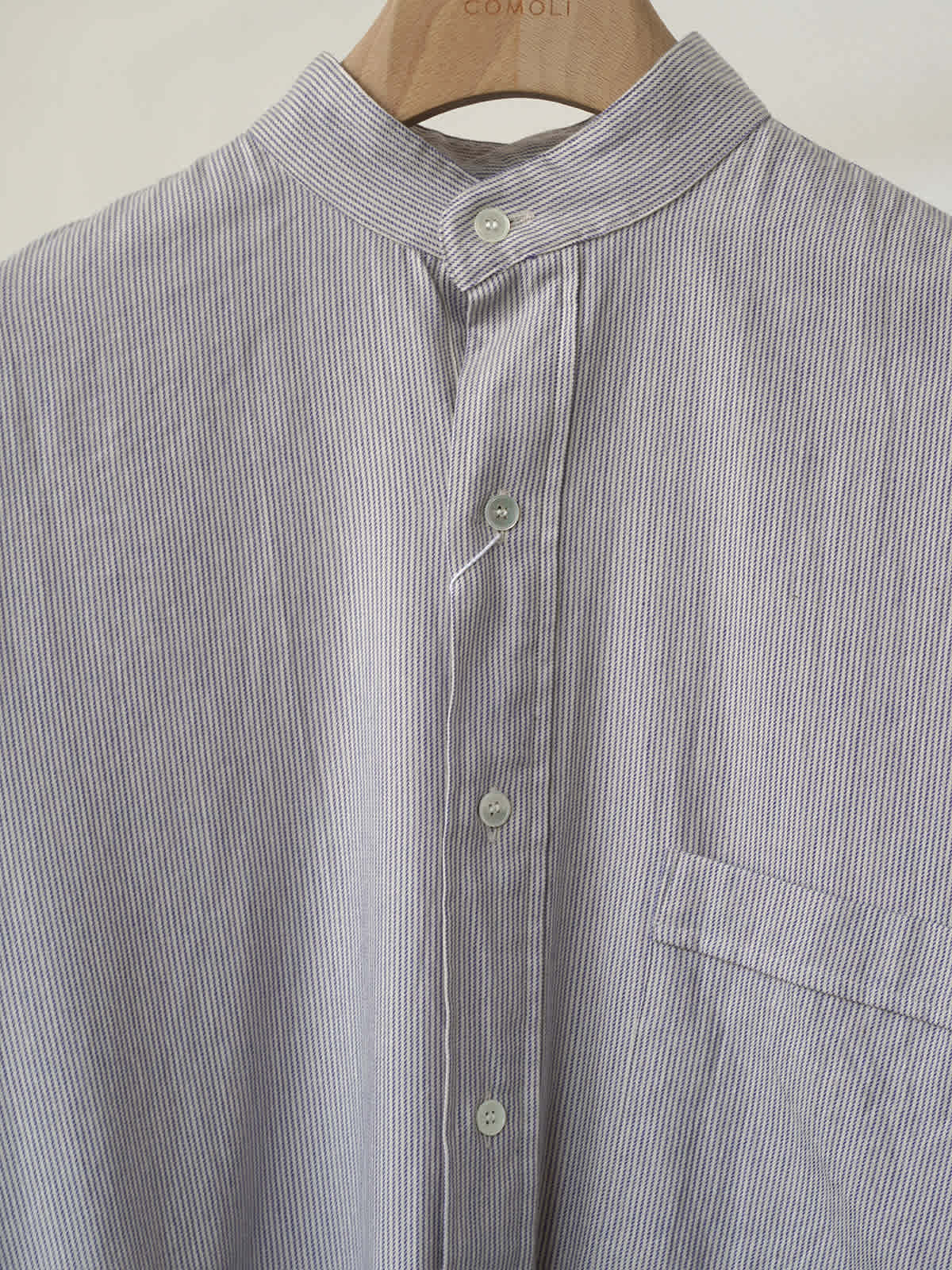 cotton cashmere stripe pullover shirt y4