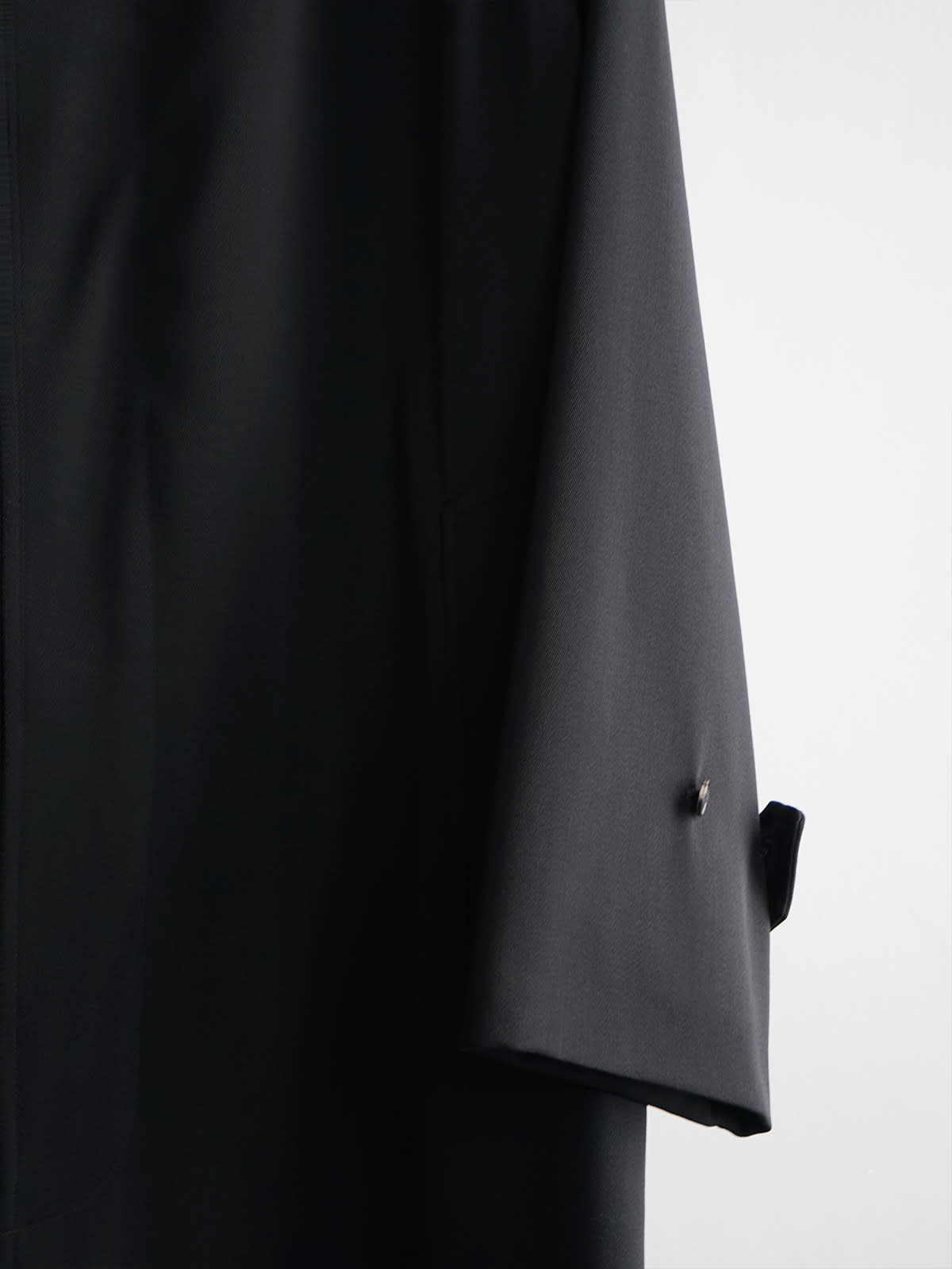 wool gabardine bal collar coat c8