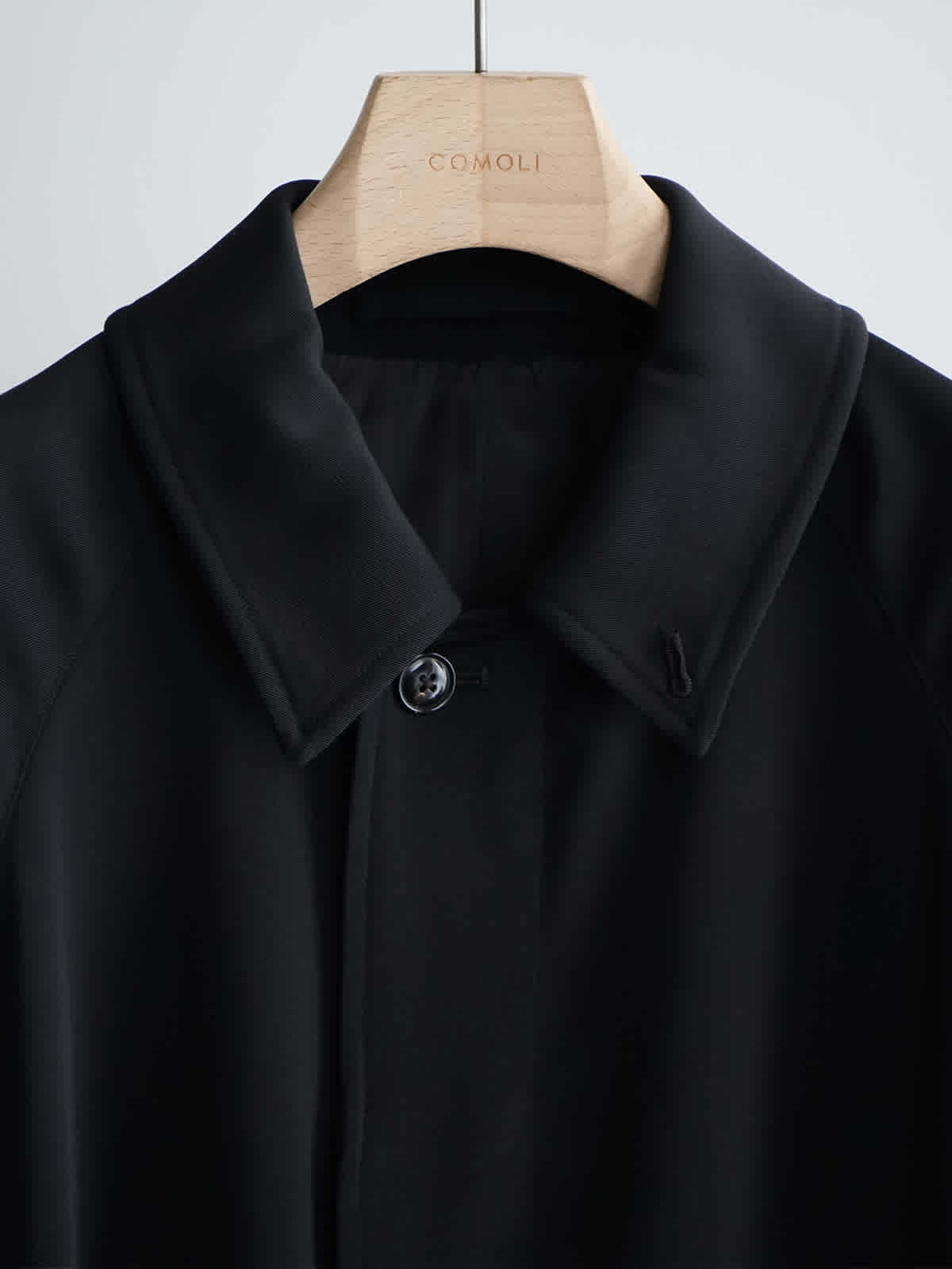 wool gabardine bal collar coat c5