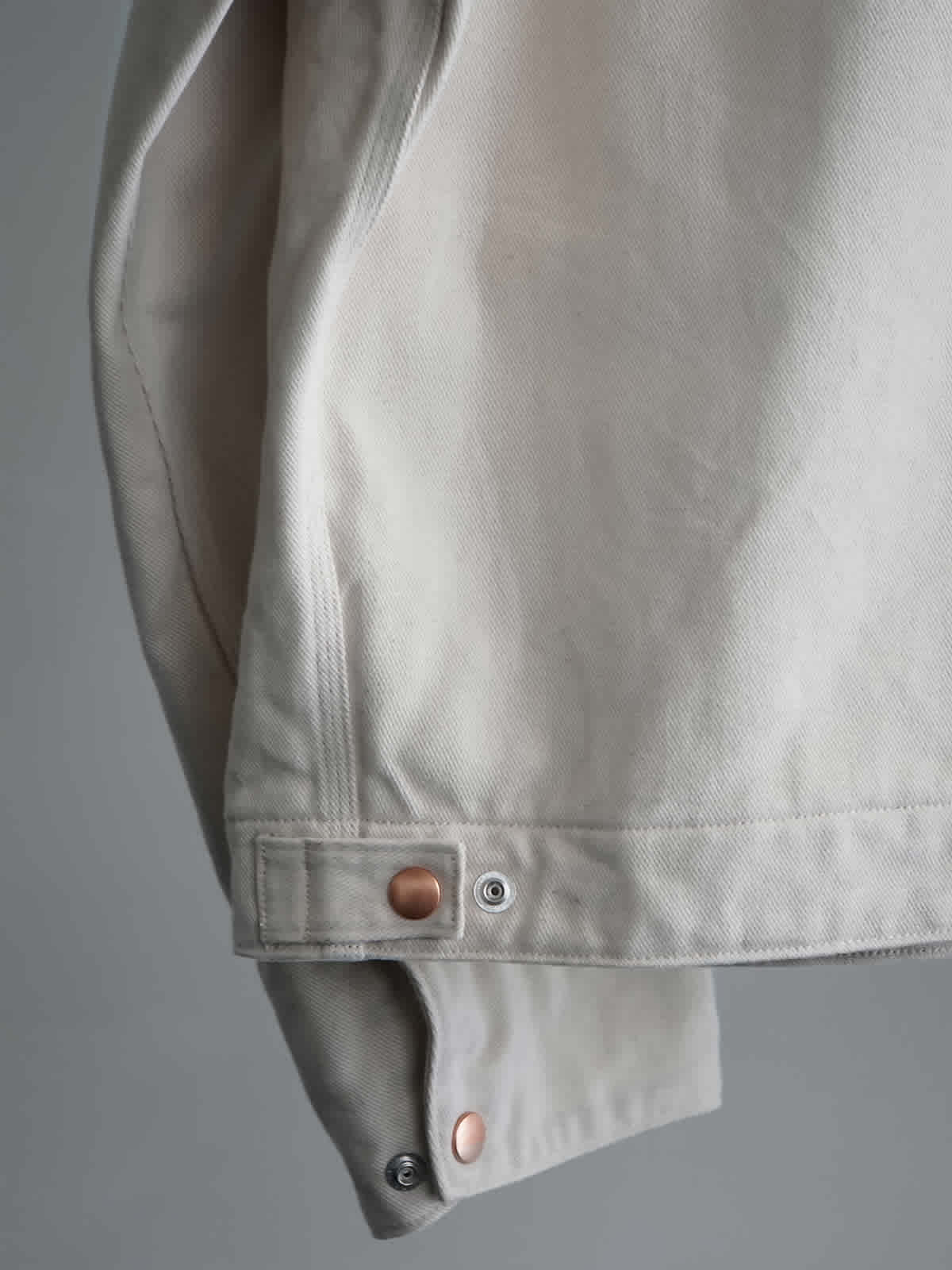 cotton twill zip short jacket c5