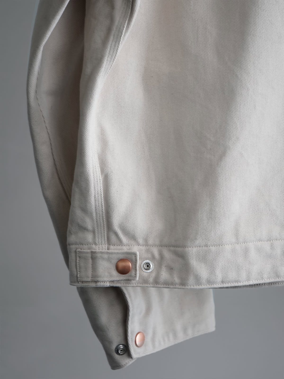 cotton twill zip short jacket c5