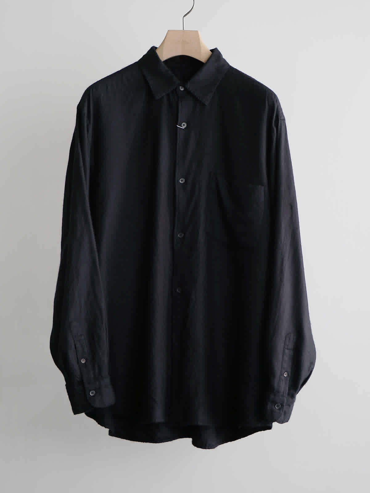 cashmere silk garment dyed shirt c1
